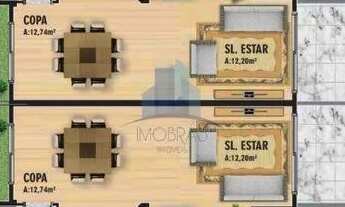 Imagem 3: Sobrado com 3 dormitórios à venda, 202 m² por R$ 820.500,00 - Abranches - Curitiba/PR