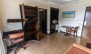 Imagem 2: Flat disponível para locação no The Palace com 1 dormitório e 1 vaga de garagem em Moema