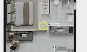 Imagem 5: LANÇAMENTO Lunetto - Studio à venda 210.200,00 - 22,98m² - 1 dormitório - Água Verde - Cur