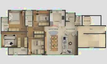 Imagem 5: Apartamentos 3 e 4 Q em obra Bairro Ouro Preto