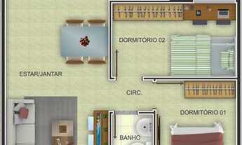 Imagem 3: Apartamento para Venda em Novo Hamburgo, Guarani, 2 dormitórios, 1 banheiro, 1 vaga