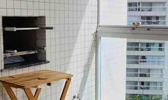 Imagem 5: Apartamento alto padrão com sacada gourmet e vista do mar, 3 dormitórios climatizados send