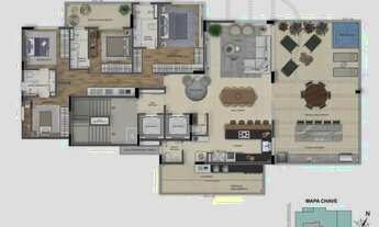 Imagem 7: Cobertura à venda no Renaissance Residenze com 4 quartos e 382m²