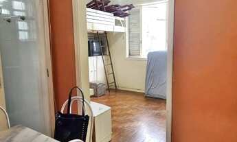 Imagem 2: Apartamento de quarto e sala, 29m2 (IPTU), claro, antes da PUC