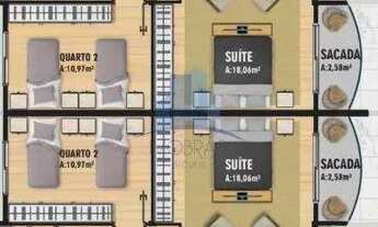 Imagem 2: Sobrado com 3 dormitórios à venda, 202 m² por R$ 820.500,00 - Abranches - Curitiba/PR