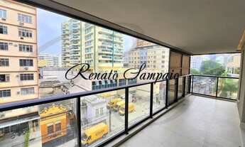 Imagem 3: Apto 107m, 3 suítes, varandão, lavabo, 1 vaga, prédio novo em Botafogo - Rio de Janeiro