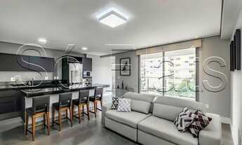 Imagem 5: Flat na Vila Nova Luxury disponível para locação ficando próximo da Avenida Santo Amaro