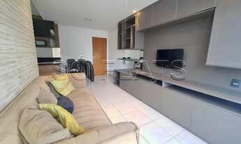 Imagem 3: Flat no Saint Charles com 68m², 2 dormitórios e 2 vagas de garagem disponível para locação