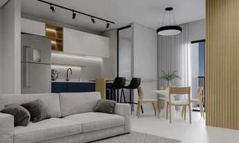 Imagem 3: Apartamento com 60m², 2 Dormitórios sendo 1 Suíte, Sacada com Churrasqueira, ( ENTREGA JUN