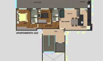 Imagem 6: Área Privativa / Garden com 2 dormitórios à venda em Contagem