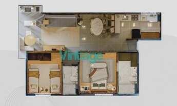 Imagem 3: APARTAMENTO 02 QTOS C/ 01 SUÍTE 01 VG CABRAL CONTAGEM - MG