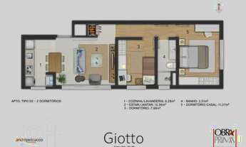 Imagem 7: Apartamento à venda em Petrópolis com 56 m², 2 quartos, 1 vaga