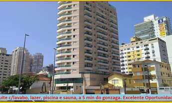 Imagem 7: Apartamento para aluguel com 55 metros quadrados com 1 quarto em Campo Grande - Santos - S