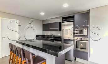 Imagem 3: Flat na Vila Nova Luxury disponível para locação ficando próximo da Avenida Santo Amaro