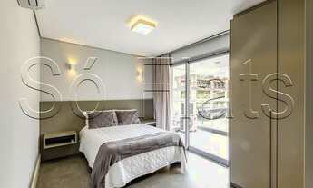 Imagem 7: Flat na Vila Nova Luxury disponível para locação ficando próximo da Avenida Santo Amaro