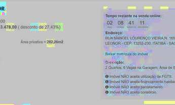 Imagem 7: Casa com 2 dormitórios à venda, 282 m² por R$ 493.476 - Jardim Leonor - Itatiba/SP