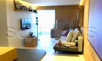 Imagem: Flat para locação alto padrão, com uma