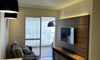 Imagem 4: Apartamento, mobiliado, 2 dormitórios, 1 banheiro, varanda gourmet, 1 vaga e lazer comple