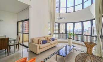 Imagem 6: Cobertura linda, mobiliada, sala com pé direiro duplo na Itapimirum