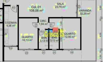 Imagem 5: Apartamento com 1 dormitório à venda, 49 m² por R$ 550.000,00 - Passagem - Cabo Frio/RJ
