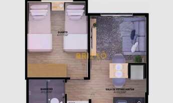 Imagem 2: Studio semi mobiliado com 1 dormitório à venda por R$ 374.000 - Centro - Curitiba/PR