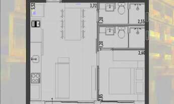 Imagem 6: Apartamento (Padrão), com 1 quartos e 2 banheiros à Venda, 47 m² em Ubatuba/SP