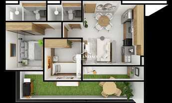 Imagem 2: Apartamentos 2 quartos na rua da UPA DO BENEDITO BENTES