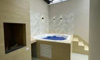 Imagem 4: Casa Condomínio Moderna Alto Padrão p/ Venda Lote 200 m² 3 Quartos 3 Suítes SPA Sala Churr