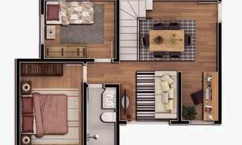 Imagem: Cobertura à venda, 3 quartos, 2 vagas