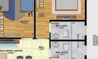 Imagem: Bingen 2 quartos (sendo 1 suíte) com varanda