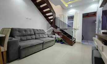 Imagem 2: Linda Sobrado na Ocian, 2 quartos, 1 vaga, confira na imobiliária em Praia Grande