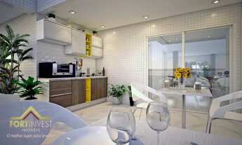 Imagem 7: Apartamento com 2 dormitórios à venda, 73 m² por R$ 504.297,20 - Maracanã - Praia Grande/S