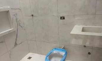 Imagem 6: Três quartos sendo uma suíte com área gourmet - terreno inteiro com quintal livre