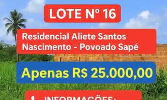 Imagem: Terreno no povoado Sapé (Itaporanga