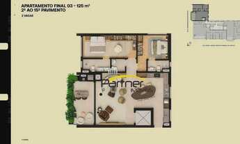 Imagem 2: Apartamento à venda, 125 m² por R$ 2.439.630,00 - Ecoville - Curitiba/PR