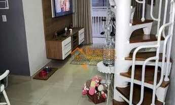 Imagem 2: Apartamento Duplex com 3 dormitórios à venda, 100 m² por R$ 520.000,00 - Vila Galvão - Gua