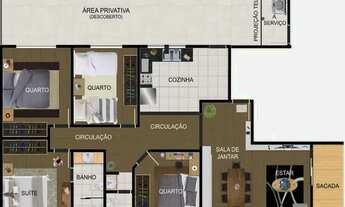 Imagem 2: Área Privativa / Garden com 4 dormitórios à venda em Belo Horizonte