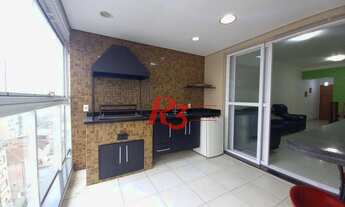 Imagem 2: Apartamento com 3 dormitórios à venda, 125 m² por R$ 1.850.000,00 - Embaré - Santos/SP