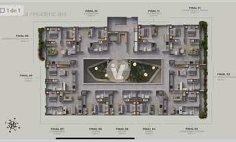 Imagem 5: Apartamento de 1 dormitório em construção, com vaga, localizado no bairro Fátima