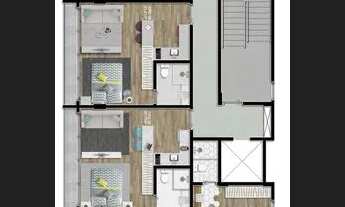 Imagem 5: APARTAMENTO com 1 dormitório à venda por R$ 412.997,18 no bairro Bigorrilho - CURITIBA / P