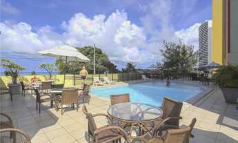 Imagem 2: Apartamento mobiliado vista mar e Morro do Careca 53 m² 1 vaga lazer e segurança 24 horas