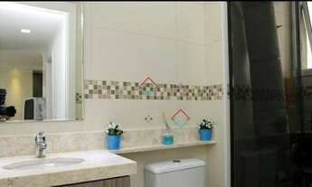 Imagem 3: Apartamento com 3 dormitórios à venda, 80 m² por R$ 524.000 - Chácara Agrindus - Taboão da