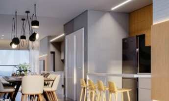 Imagem 5: Apartamento de 77m², 3 Dormitórios com Varanda Gourmet a Venda - Martim de Sá, Caraguatatu