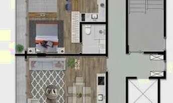 Imagem 4: APARTAMENTO com 1 dormitório à venda por R$ 412.997,18 no bairro Bigorrilho - CURITIBA / P