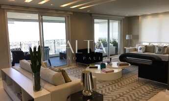 Imagem 2: Apartamento no Parque Cidade Jardim com vista deslumbrante de SP