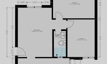 Imagem 2: Apto Sol Dourado em frente a Coca-Cola A. Montenegro 2/4 com moveis e eletrodomésticos