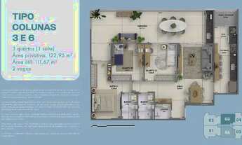 Imagem 5: Condomínio Marina Piratininga - Frente Mar - Cobertura 3 suítes - Lançamento