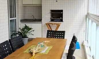 Imagem 4: Apartamento alto padrão com sacada gourmet e vista do mar, 3 dormitórios climatizados send