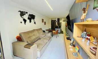 Imagem 3: Apartamento Térreo á Venda 60m² Porteira Fechada 1 Quarto Cabo Branco /João Pessoa