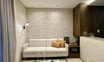 Imagem 2: Apartamento alto padrão finamente mobiliado e decorado com 47m2, 1 dorm. suíte